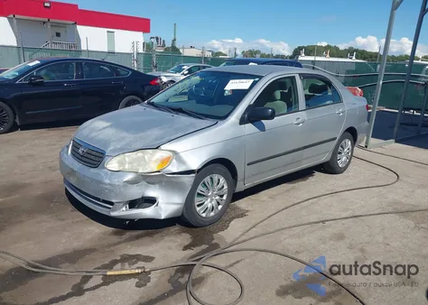 2007 Toyota Corolla Ce from USA, damaged, VIN JTDBR32E270125567